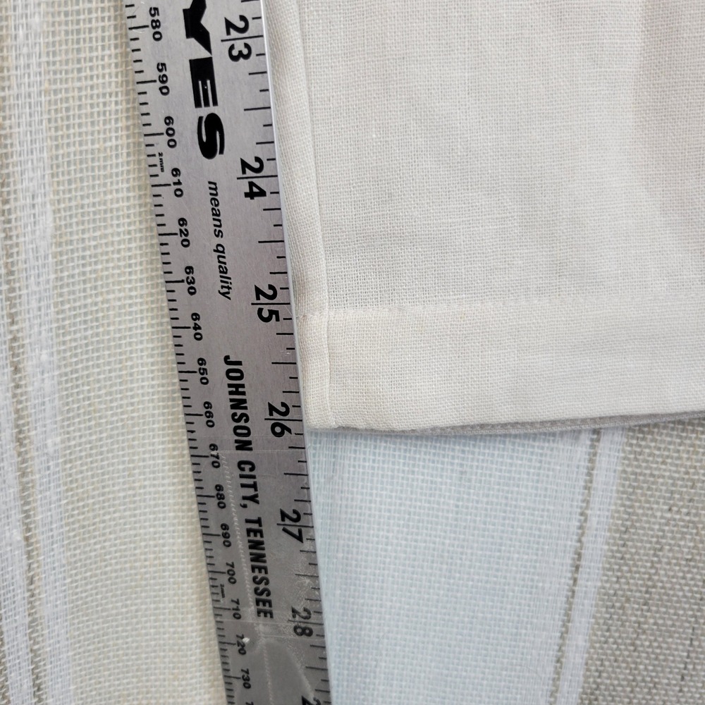 Susan‎ Graver Linen Blend Pull On Pants Size Large White - Picture 6 of 9